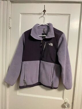 The North Face Lavender and Purple Sherpa Fleece Jacket